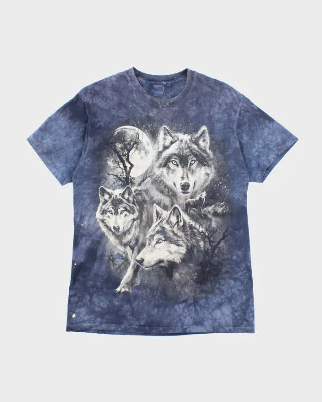 Vintage The Mountain Howling Wolf Graphic T-Shirt - M sold by Rokit