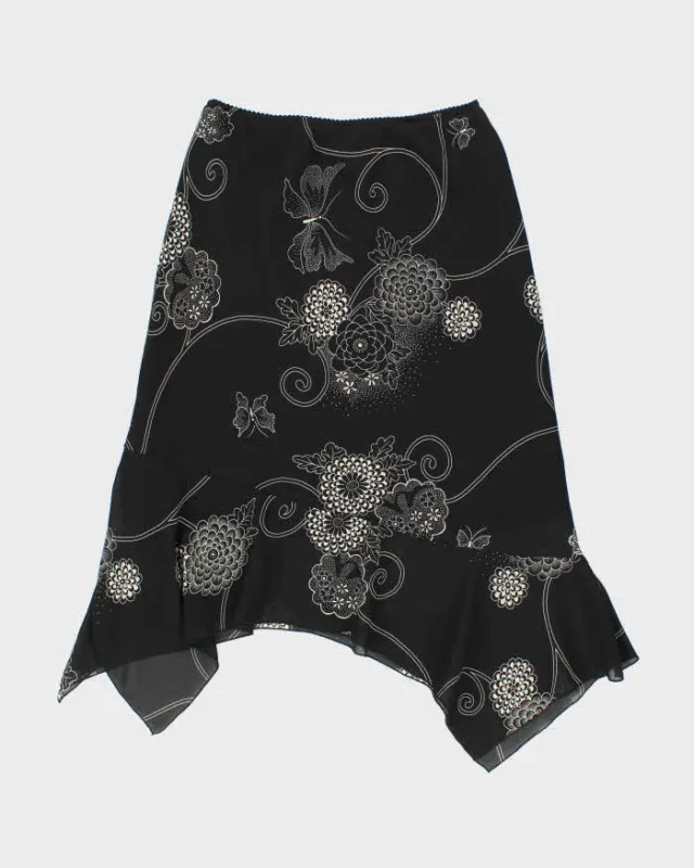 Vintage 90s Jessica Handkerchief Hem Skirt - M sold by Rokit