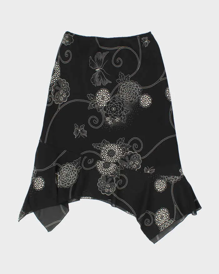 Vintage 90s Jessica Handkerchief Hem Skirt - M sold by Rokit