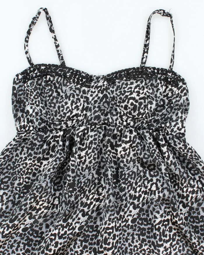 Vintage Y2k 00s Seduction Animal Print Satin Cami - S sold by Rokit product image thumbnail 3
