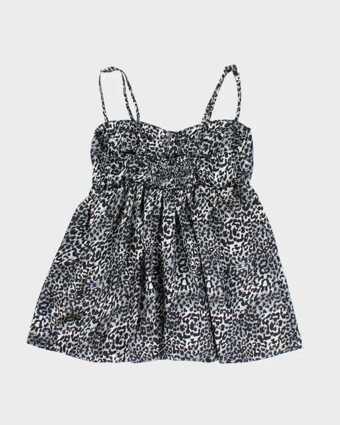 Vintage Y2k 00s Seduction Animal Print Satin Cami - S sold by Rokit product image thumbnail 2