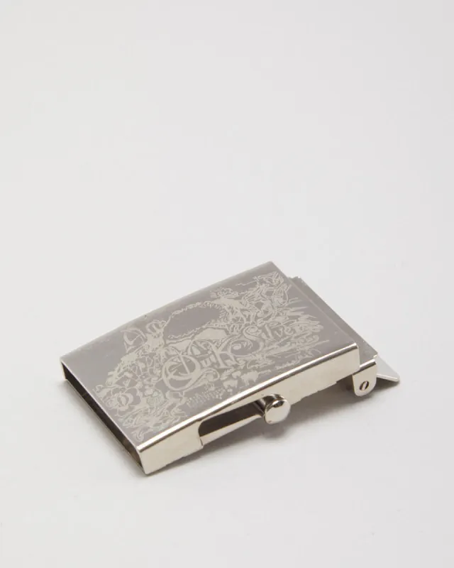 Y2k 00s Quicksilver Belt Buckle sold by Rokit