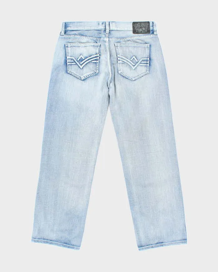 Vintage Y2K Ecko Untld Light Wash Embossed Relaxed Fit Jeans - W32 L28 sold by Rokit product image thumbnail 2