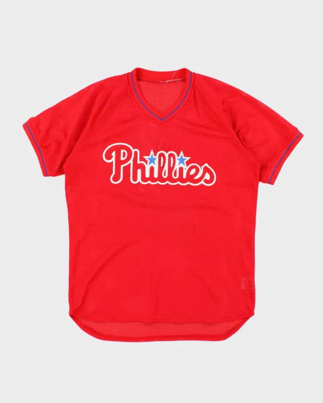 Vintage 90's Philadelphia Phillies Spell Out Baseball Jersey - M sold by Rokit
