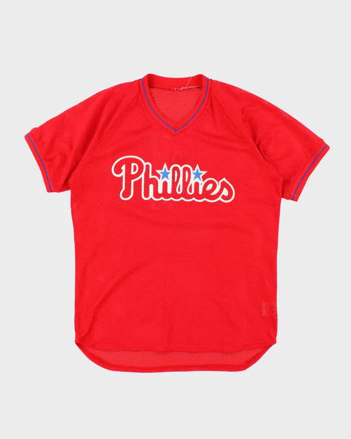 Vintage 90's Philadelphia Phillies Spell Out Baseball Jersey - M sold by Rokit