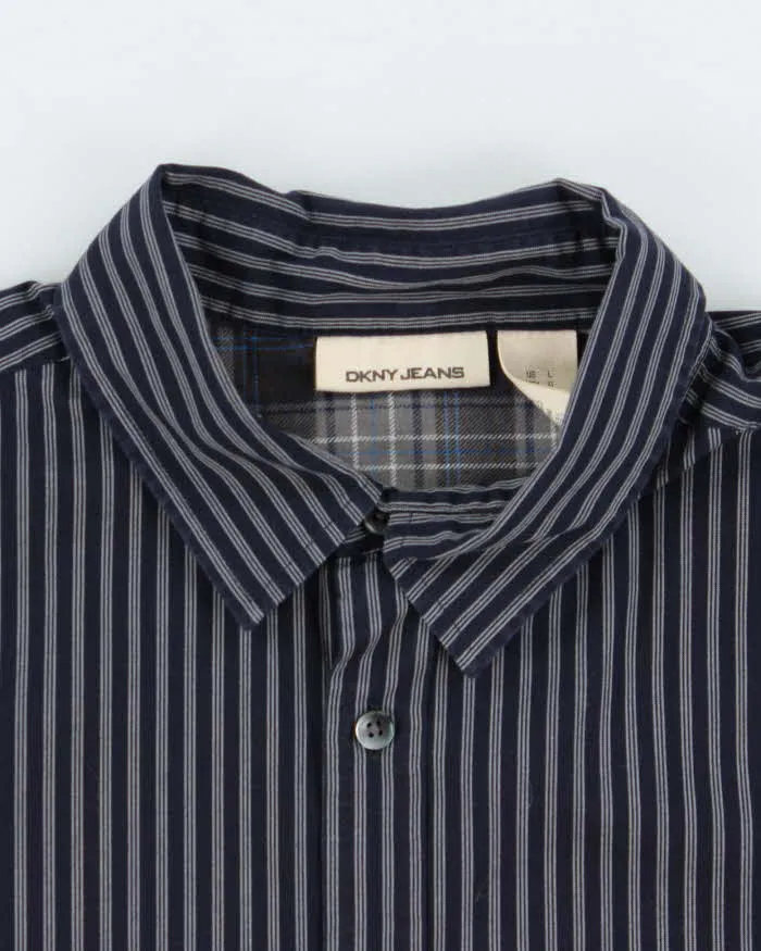 Vintage DKNY Stripe Long Sleeve Shirt - L sold by Rokit product image thumbnail 5