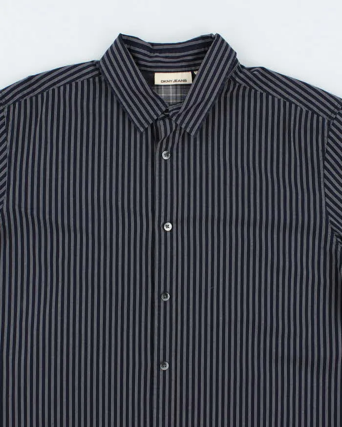 Vintage DKNY Stripe Long Sleeve Shirt - L sold by Rokit product image thumbnail 3