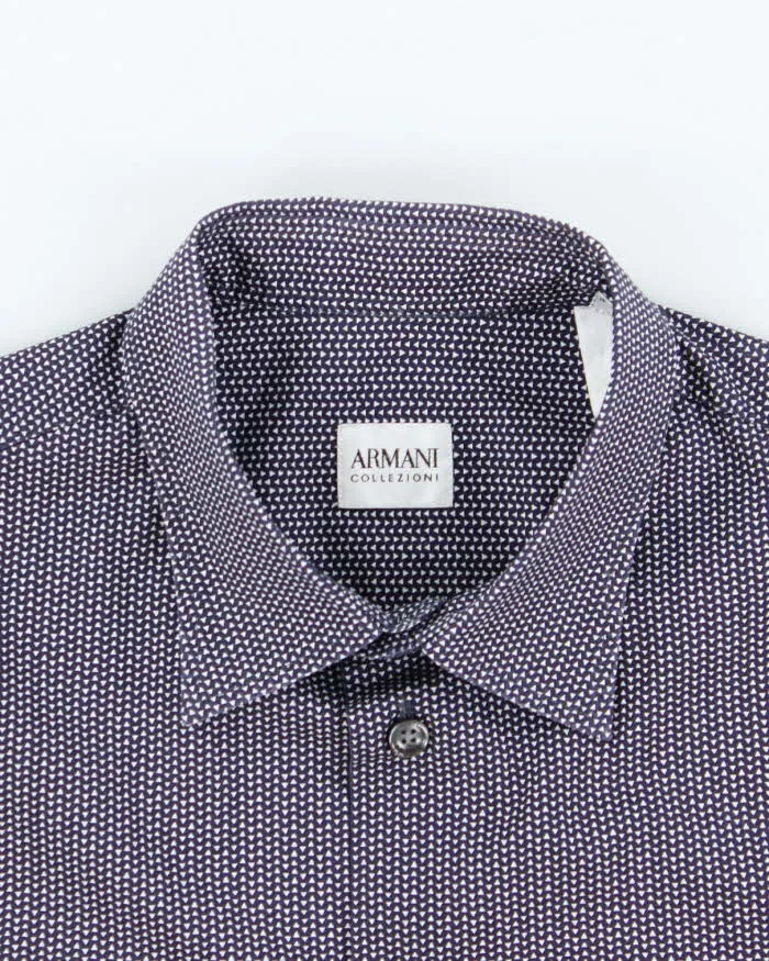 Vintage 2000's Armani CollezIoni Patterned Long Sleeve Shirt - L sold by Rokit product image thumbnail 5