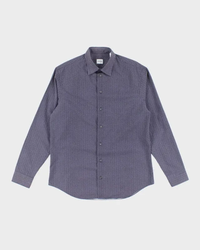 Vintage 2000's Armani CollezIoni Patterned Long Sleeve Shirt - L sold by Rokit