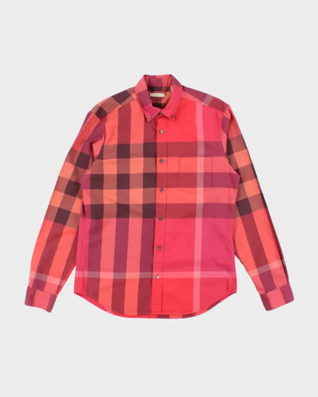 Vintage Burberry Check Long Sleeve Shirt - M sold by Rokit