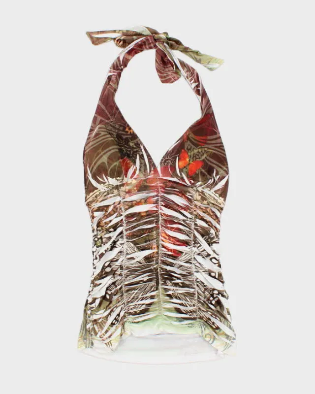 Vintage Y2k 00s O'lala Halter Neck Top - S sold by Rokit