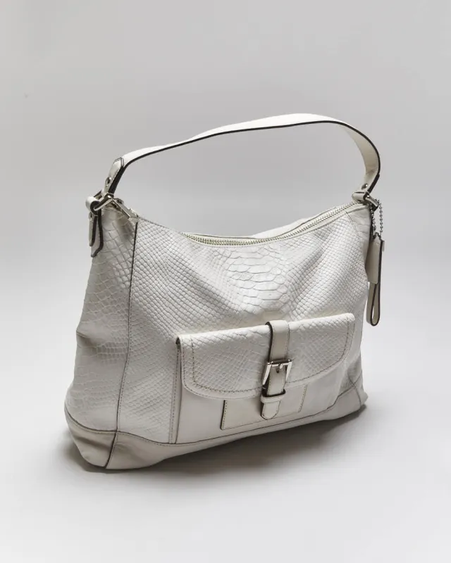 Vintage Y2k 00s Coach Snake Print Handbag sold by Rokit
