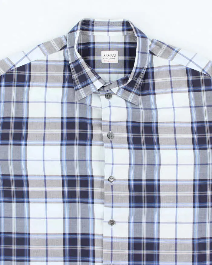 Vintage Y2K Armani Collezioni Check Flannel Shirt - XL sold by Rokit product image thumbnail 3