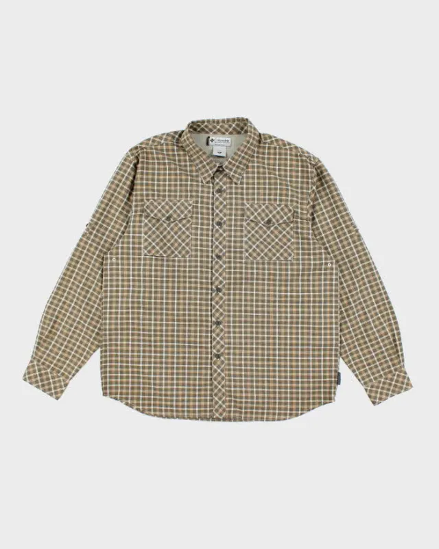Vintage 2000's Columbia Oversized Long Sleeved Flannel Shirt - XL sold by Rokit