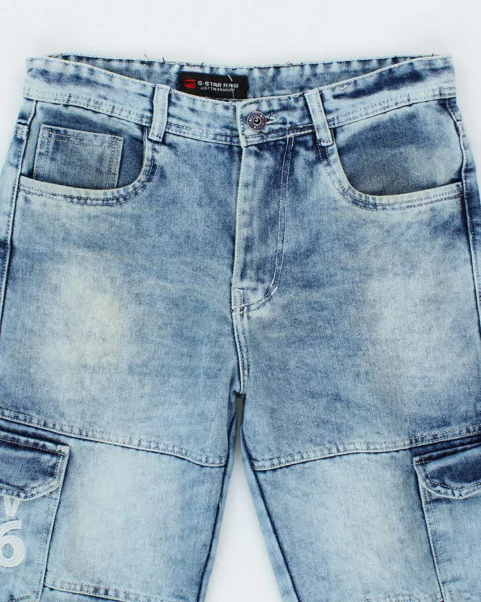 Vintage Y2K G-Star Raw Light Wash Cargo Jeans - W32 L28 sold by Rokit product image thumbnail 3