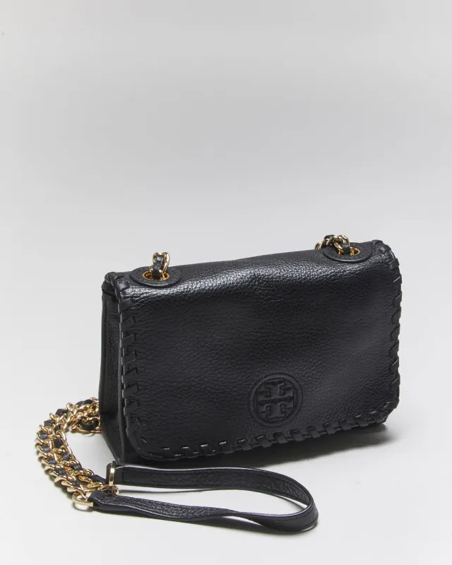 Vintage Y2k 00s Tory Burch Leather Shoulder Bag sold by Rokit
