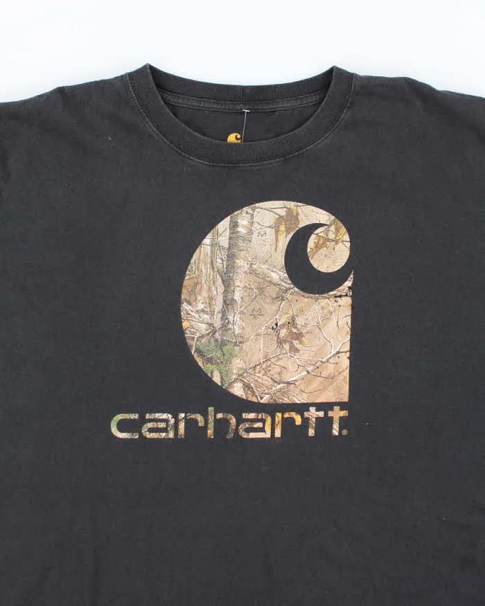 Vintage Y2K Cahartt Camouflage Centre Logo Graphic T-Shirt - XXL sold by Rokit product image thumbnail 3
