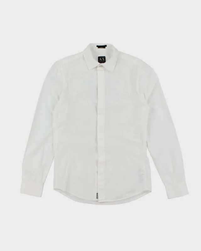 Vintage 2000's Armani Exchange Patterned Lightweight Shirt - S sold by Rokit