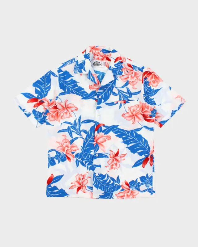 Vintage 90's Hilo Hatties Lightweight Floral Print Hawaiian Shirt - M sold by Rokit