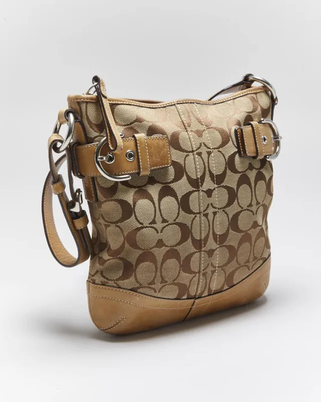 Vintage Y2k 00s Coach Monogram Handbag sold by Rokit