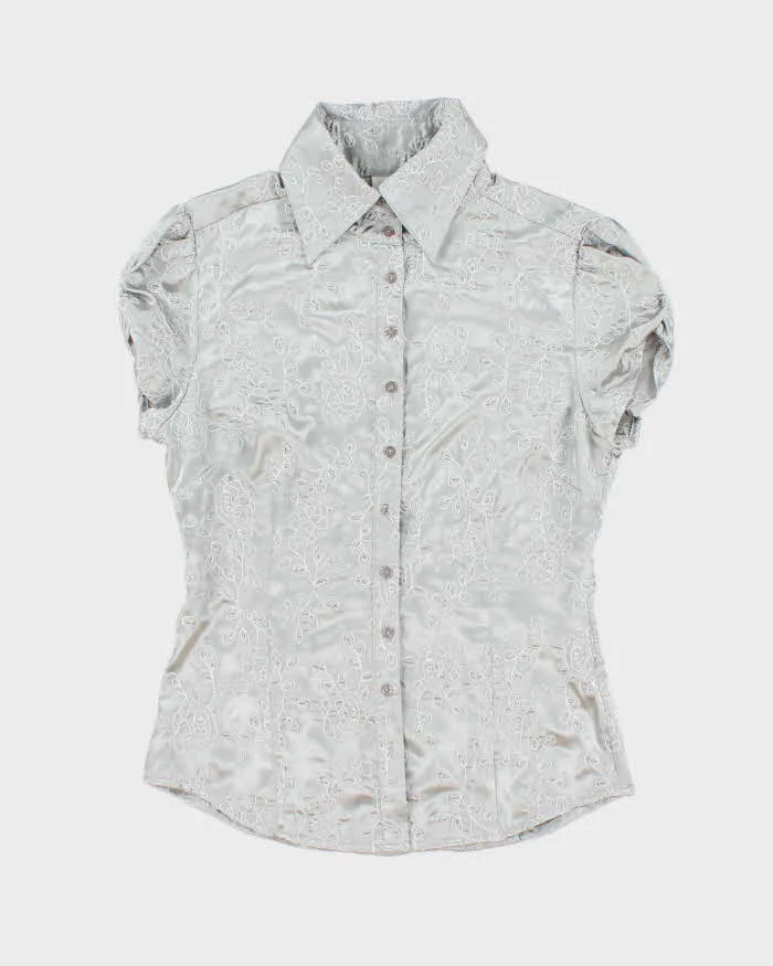 Vintage Y2k 00s Suzy Embroidered Blouse - M sold by Rokit