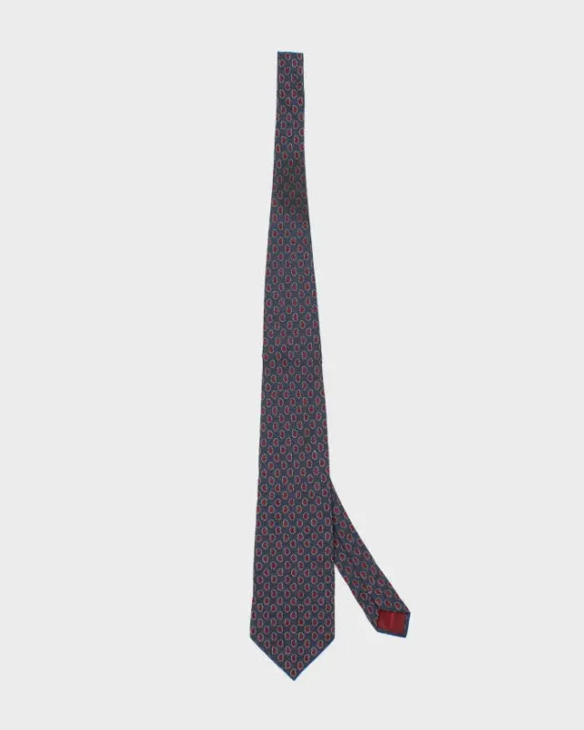 Vintage 90's Armani Patterned Silk Tie sold by Rokit