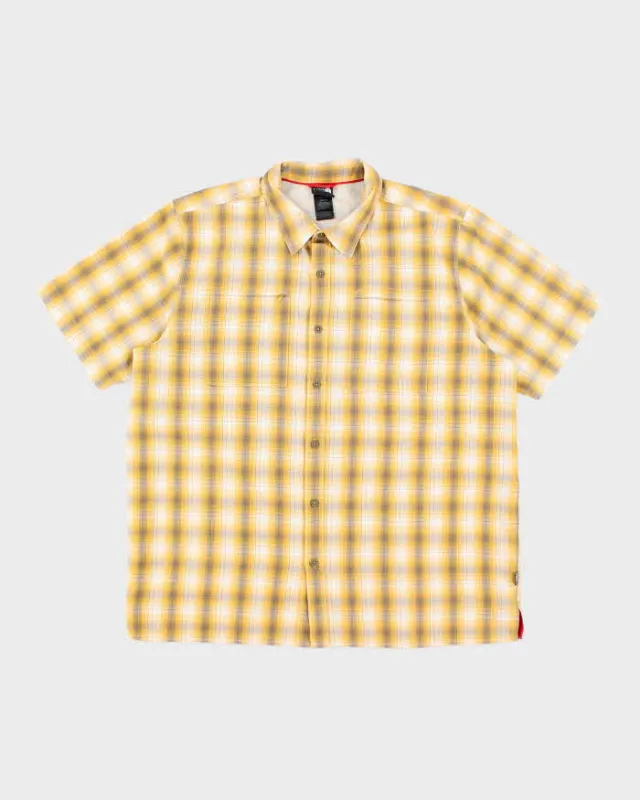 Vintage The North Face Check Short Sleeve Shirt - XL sold by Rokit