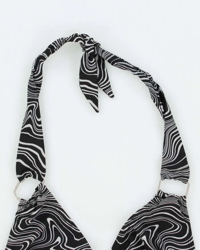 Vintage Y2k 00s Swirl Print Bikini Top - M sold by Rokit product image thumbnail 5