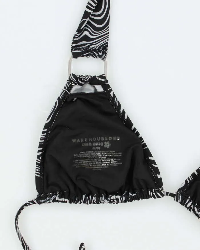 Vintage Y2k 00s Swirl Print Bikini Top - M sold by Rokit product image thumbnail 4