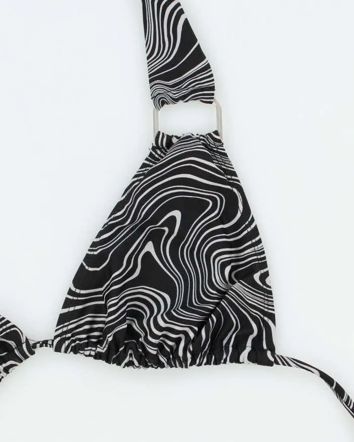 Vintage Y2k 00s Swirl Print Bikini Top - M sold by Rokit product image thumbnail 3