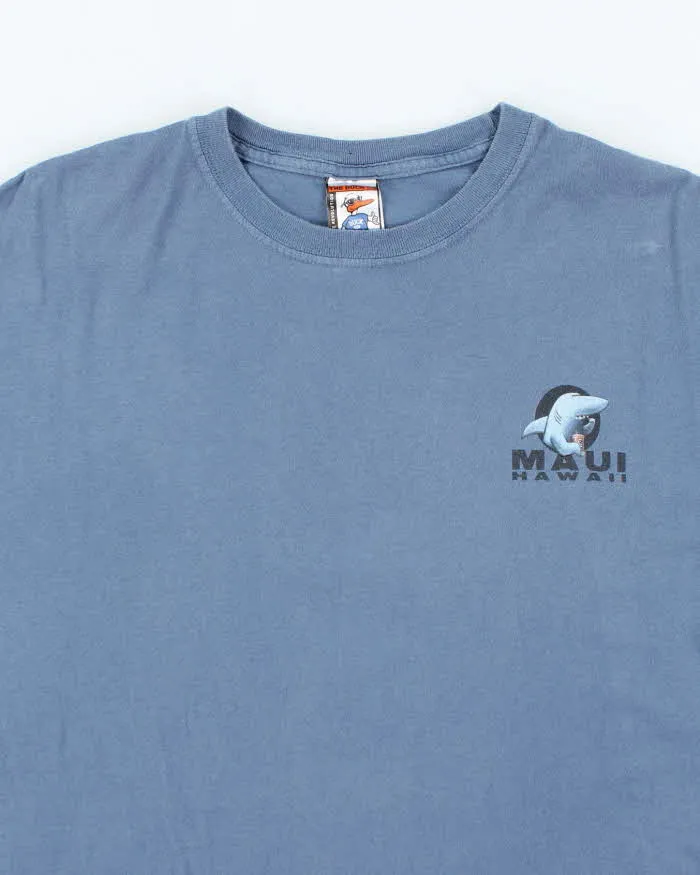 Vintage 2000's Maui Beware Sharks Souvenir T-Shirt - L sold by Rokit product image thumbnail 3