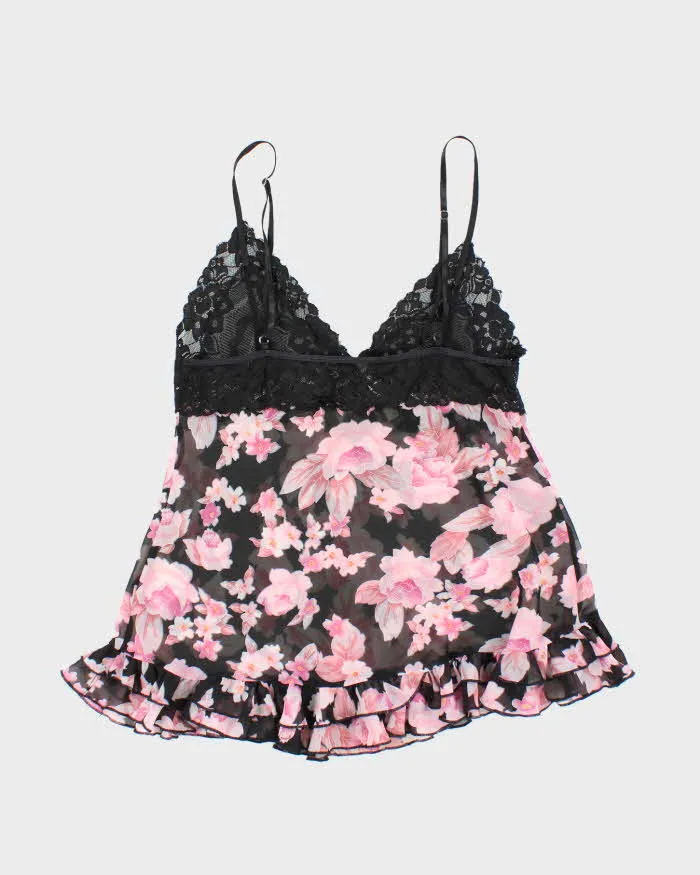 Vintage Y2k 00s Silk & Satin mesh Cami - M sold by Rokit product image thumbnail 2