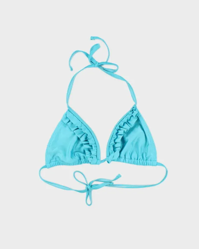 Vintage Y2k 00s Ruffle Bikini Top - M sold by Rokit