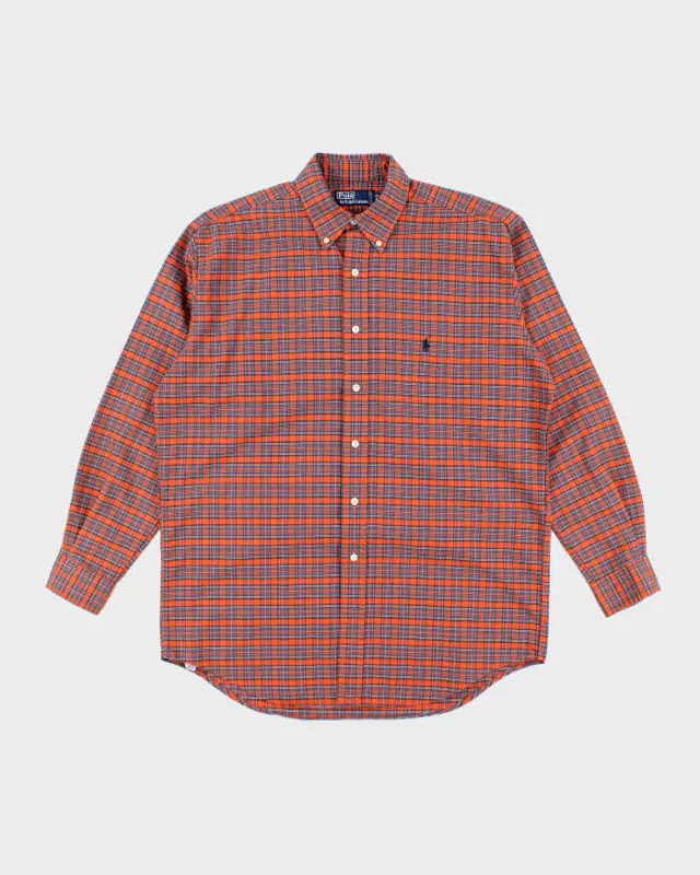 Vintage Y2K Ralph Lauren Heavyweight Long Sleeved Flannel Shirt - M sold by Rokit