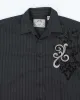 Vintage Y2K Bruno New York Embroidered Long Sleeve Striped Shirt - L sold by Rokit