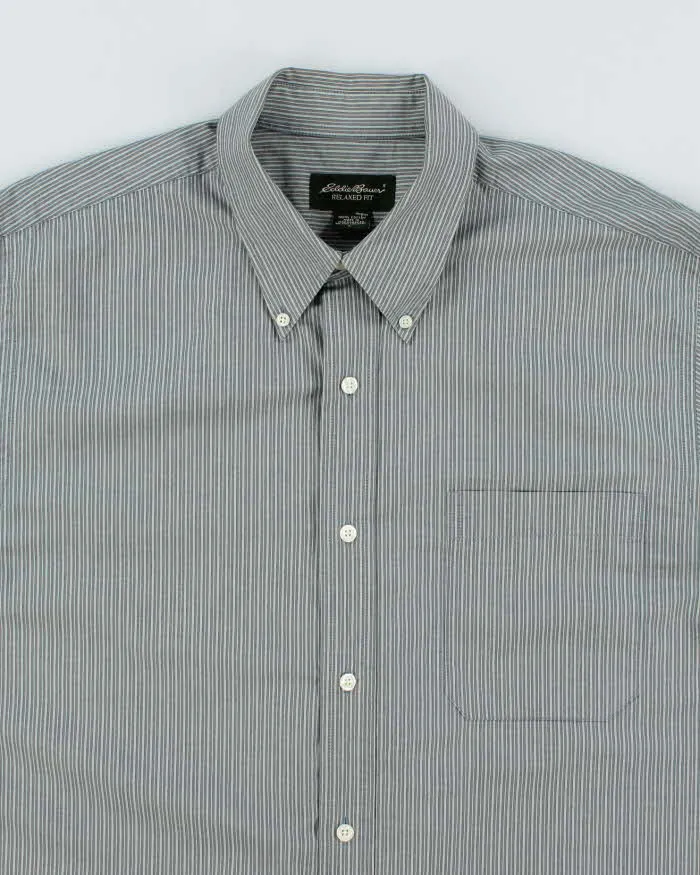 Vintage 2000's Eddie Bauer Striped Oversized Short Sleeved Shirt - L sold by Rokit product image thumbnail 3