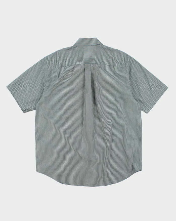 Vintage 2000's Eddie Bauer Striped Oversized Short Sleeved Shirt - L sold by Rokit product image thumbnail 2