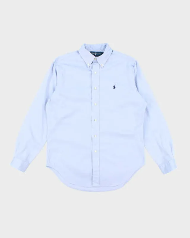 Vintage Ralph Lauren Small Horse Plain Long Sleeve Shirt - XL sold by Rokit