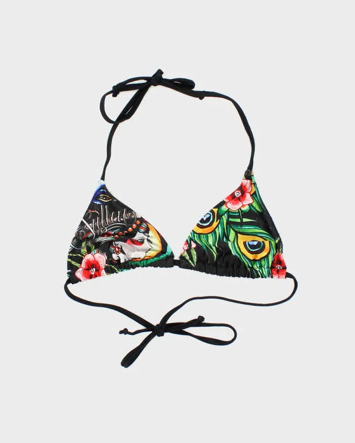 Vintage Y2k 00s Sullen Angels Bikini Top - S sold by Rokit