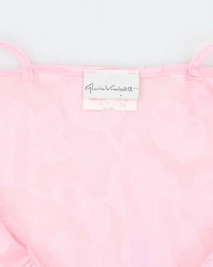 Vintage Y2k 00s Gloria Vanderbilt Sheer Floral Cami - L sold by Rokit product image thumbnail 5