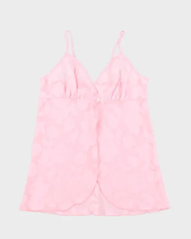 Vintage Y2k 00s Gloria Vanderbilt Sheer Floral Cami - L sold by Rokit