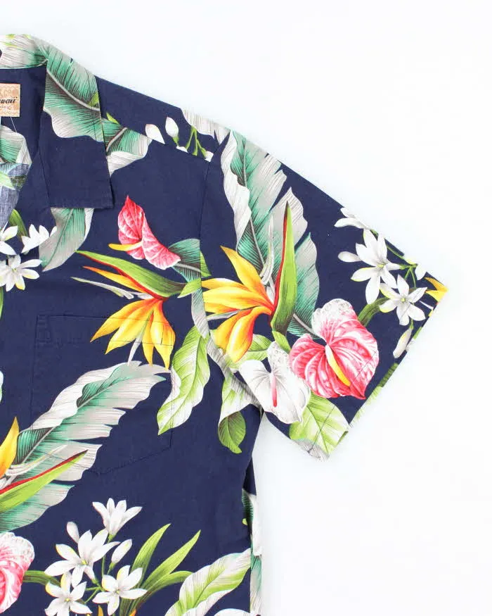 Vintage Blue Hawaii Hawaiian Shirt - M sold by Rokit product image thumbnail 4