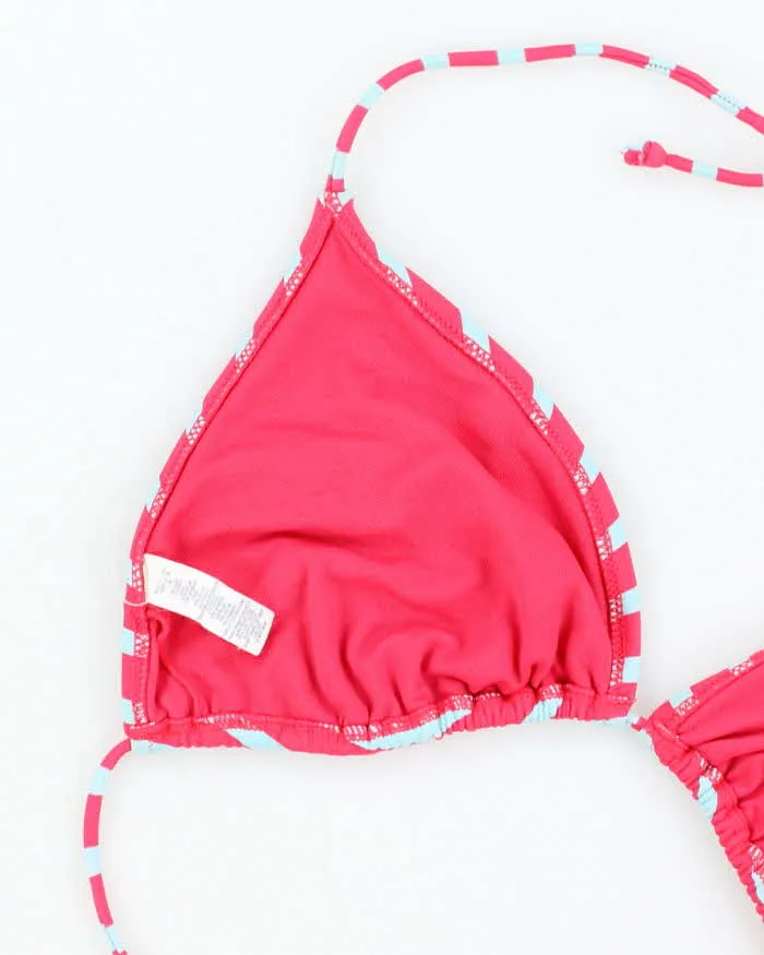 Vintage Y2k 00s Stripe Bikini Top - L sold by Rokit product image thumbnail 4