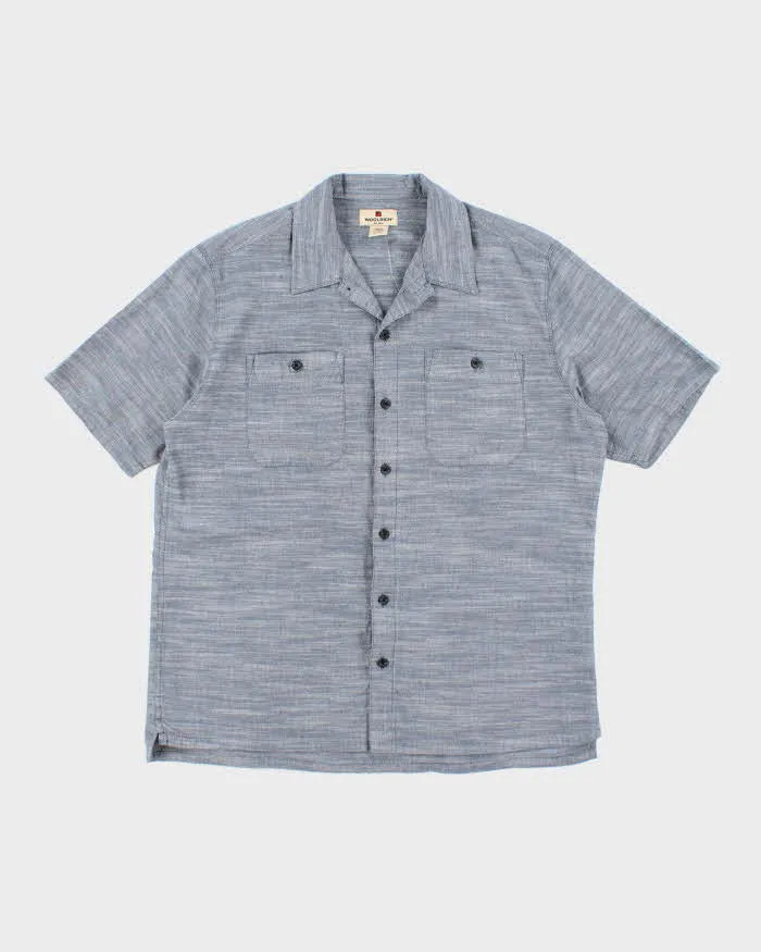 Vintage Woolrich Plain Short Sleeve Button Up Shirt - L sold by Rokit