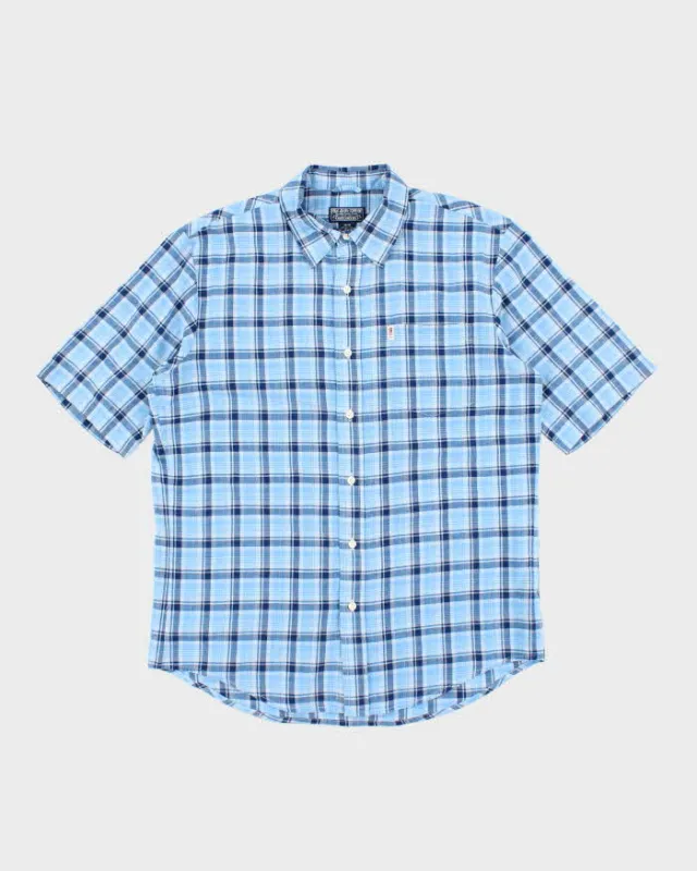 Vintage Ralph Lauren Polo Jeans Company Check Short Sleeve Shirt - M sold by Rokit