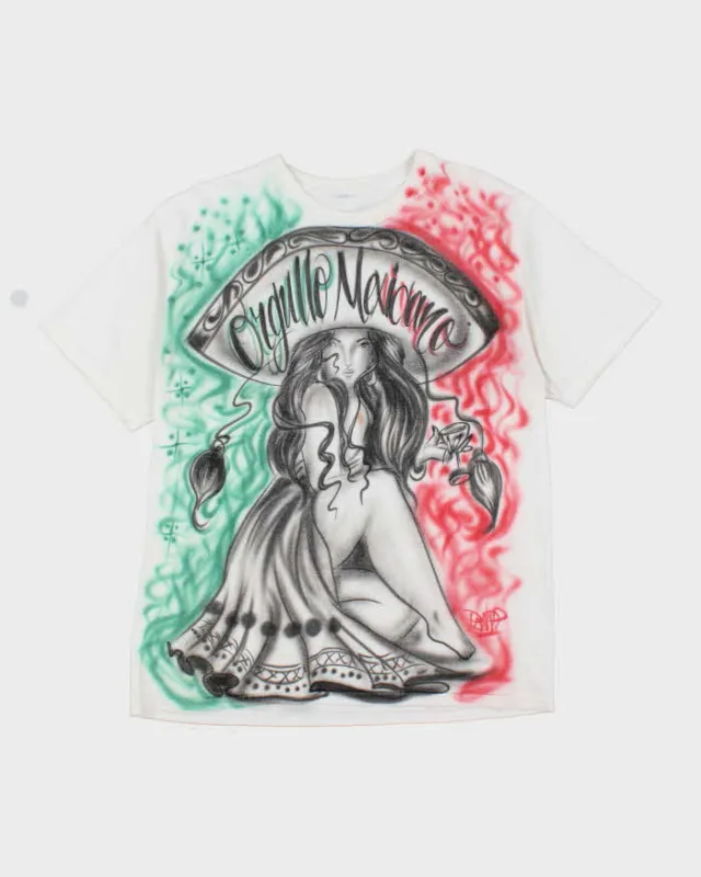 Vintage 2000's All Over Print Mexican Style Graphic T-Shirt - L sold by Rokit