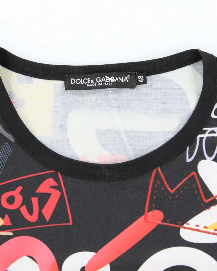 Vintage Y2K Dolce & Gabbana All Over Print Graphic T-Shirt - S sold by Rokit product image thumbnail 5