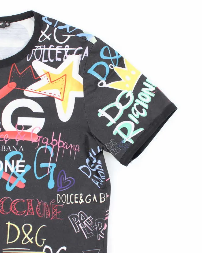Vintage Y2K Dolce & Gabbana All Over Print Graphic T-Shirt - S sold by Rokit product image thumbnail 4