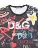 Vintage Y2K Dolce & Gabbana All Over Print Graphic T-Shirt - S sold by Rokit