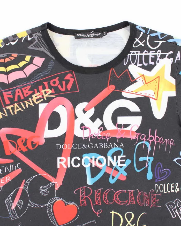 Vintage Y2K Dolce & Gabbana All Over Print Graphic T-Shirt - S sold by Rokit product image thumbnail 3